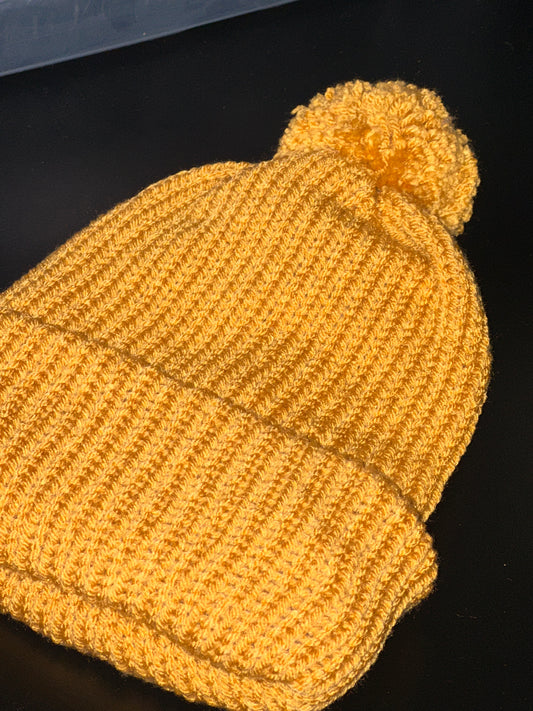 Large Mustard PomPom