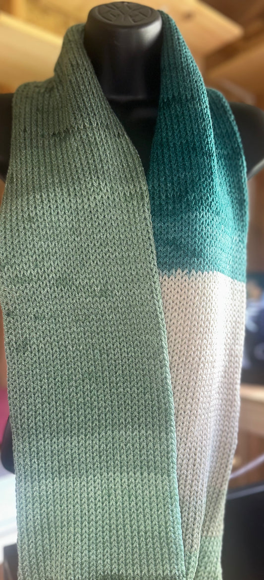 Multicolor Knitted Scarf